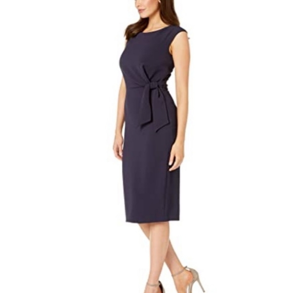 Tahari Dresses & Skirts - NWT! TAHARI NAVY FORMAL SHEATH DRESS